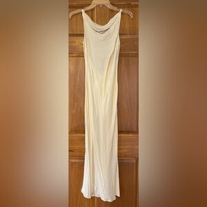 Victoria's Secret Backless Dress in Cream